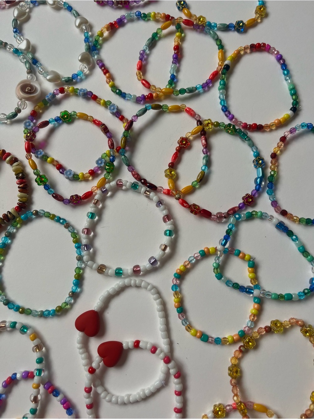 Handmade Kids Multicolor Beaded Bracelets - Brand